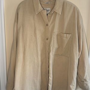 Abercrombie & Fitch Tan Button Down Shirt